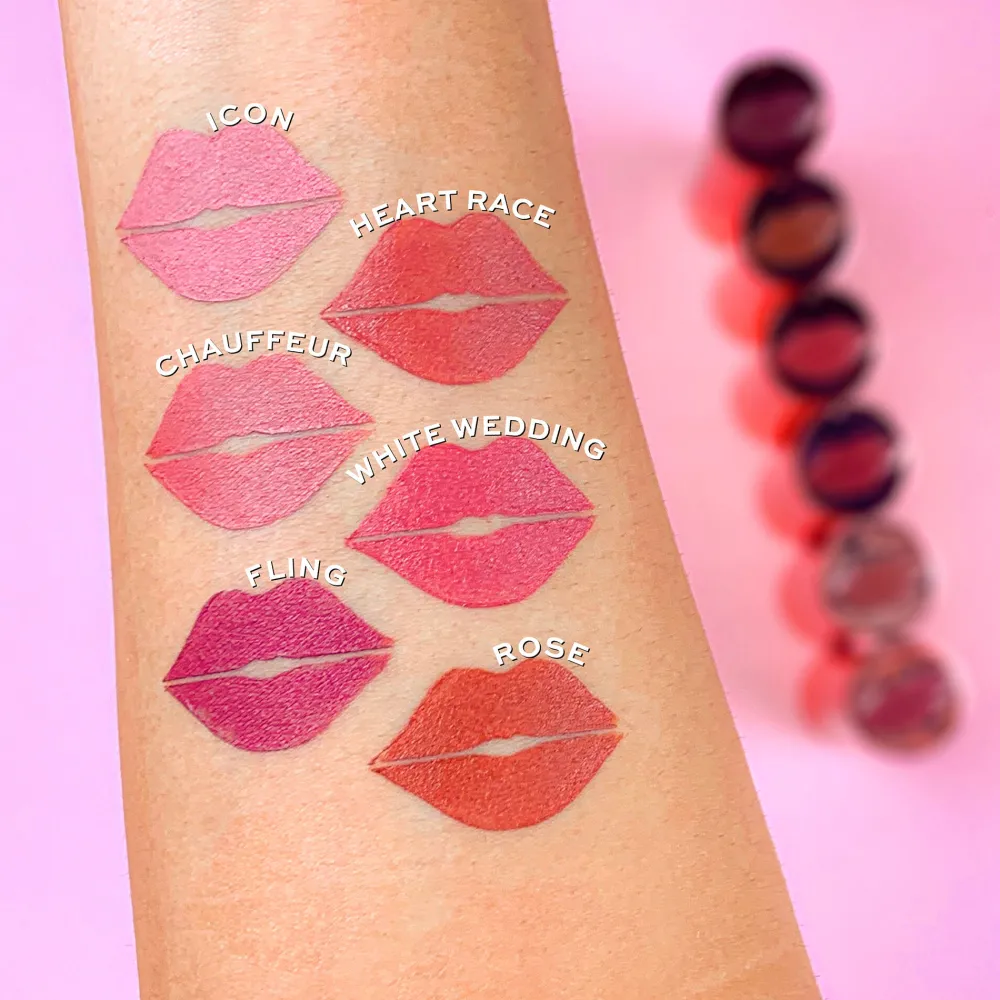 Revolution Beauty Revolution Satin Kiss Lipstick Heart Race Peach Nude^ Lipstick