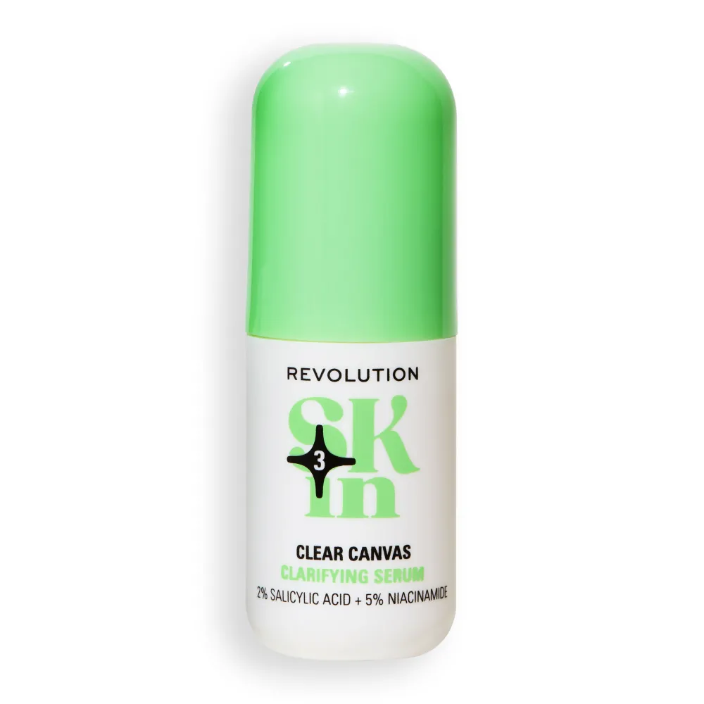Revolution Beauty Revolution Skin Clear Canvas 5% Niacinamide & 2% Salicylic Acid Clarifying Serum 30ml^ Niacinamide|Dark Spots & Hyperpigmentation
