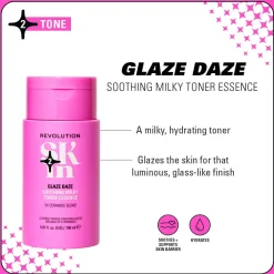 Revolution Beauty Revolution Skin Glaze Daze Ceramide Soothing Milky Toner 150ml^ Ceramides|Teen Skin
