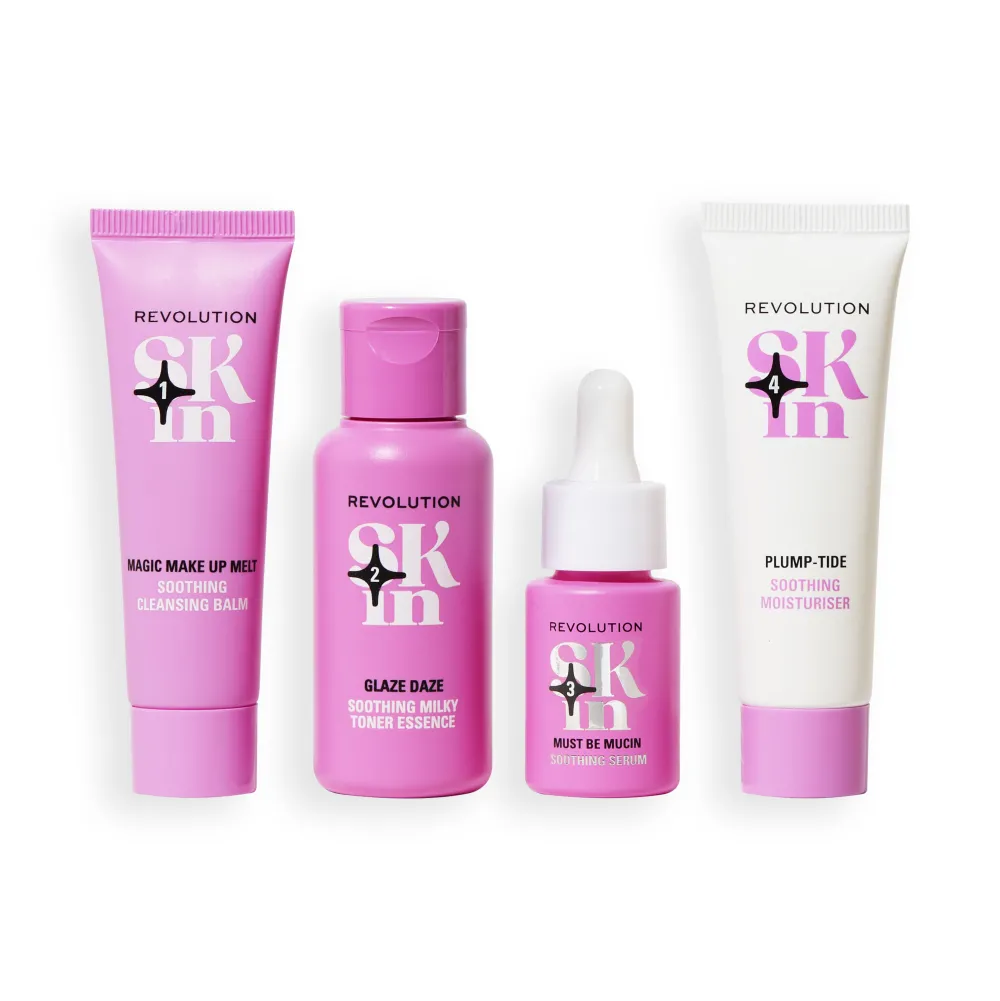 Revolution Beauty Revolution Skin Go Gentle 4 Step Starter Kit Minis^ Teen Skin|Sensitive Skin
