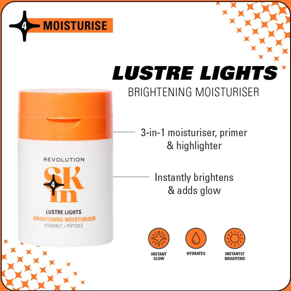 Revolution Beauty Revolution Skin Lustre Lights Brightening Moisturizer 50ml^ Dark Spots & Hyperpigmentation|Teen Skin