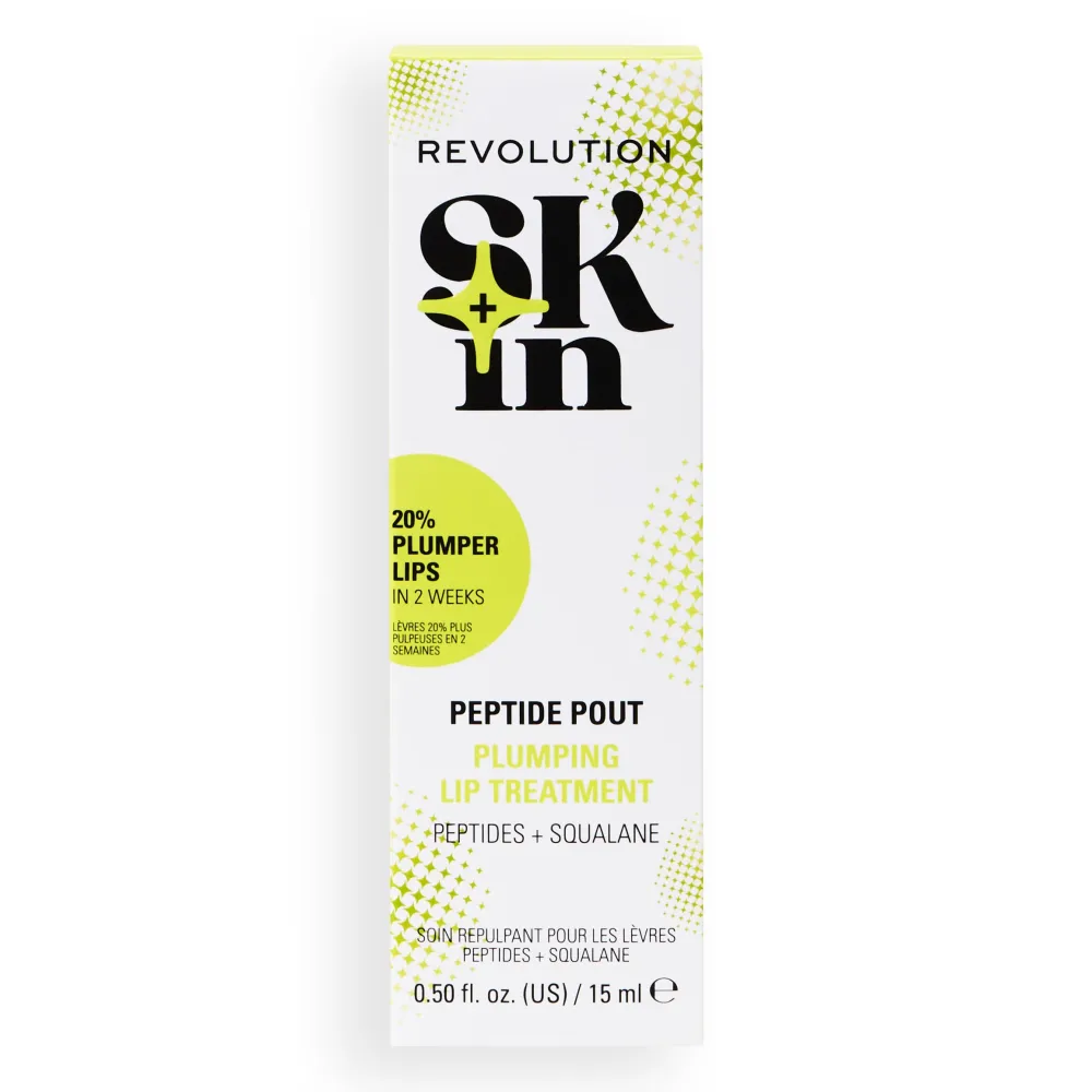 Revolution Beauty Revolution Skin Peptide Pout Plumping Lip Treatment 15ml^ Peptides|Squalane
