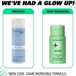 Revolution Beauty Revolution Skin Pore Player 2% Salicylic Acid & Aloe Clarifying BHA Toner 150ml^ Salicylic Acid|Dark Spots & Hyperpigmentation