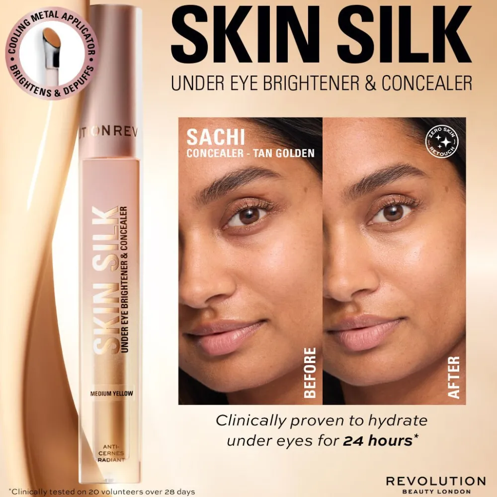 Revolution Beauty Revolution Skin Silk Radiant Serum Under Eye Brightener & Concealer^ Concealer