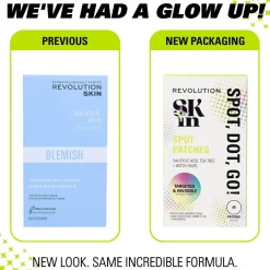 Revolution Beauty Revolution Skin Spot, Dot, Go! Salicylic Acid Spot Patches 60 Patches^ Salicylic Acid|Pimples & Breakouts