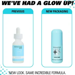Revolution Beauty Revolution Skin Ultra Plump Multi-Weight Hyaluronic Acid Hydrating Serum 30ml^ Redness & Rosacea|Teen Skin