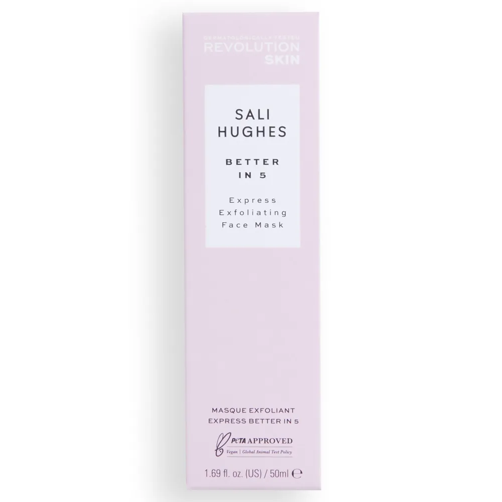 Revolution Beauty Revolution Skincare x Sali Hughes Better in 5 Express Exfoliating Mask 50ml^ Sali Hughes|Masks