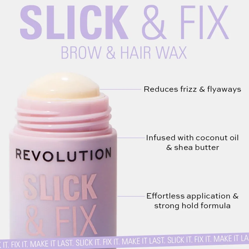 Revolution Beauty Revolution Slick & Fix Brow & Hair Stick^ Styling & Treatments|Brow Soap