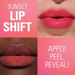 Revolution Beauty Revolution Sunset Lip Shift Peel Off Lip Stain Flushed Pink^ Lip Stains & Lip Tints