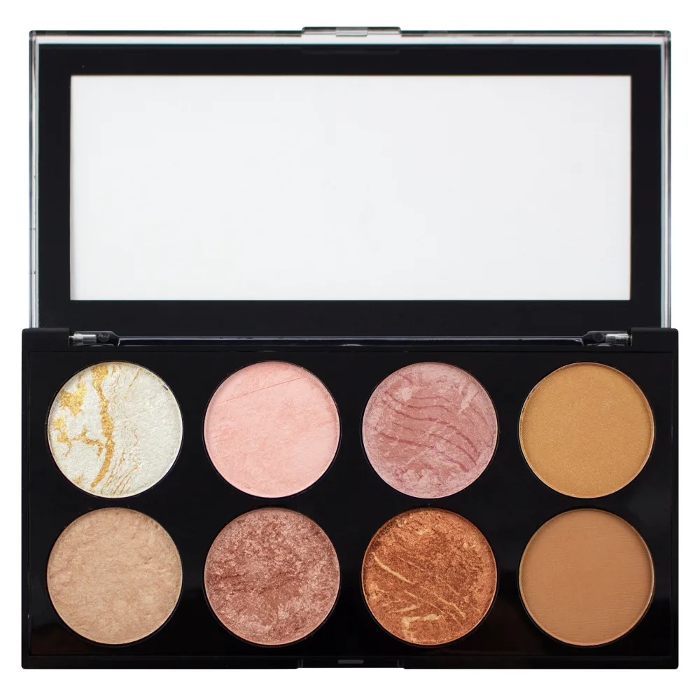 Revolution Beauty Ultra Blush Palette Golden Sugar^ Contour|Blush